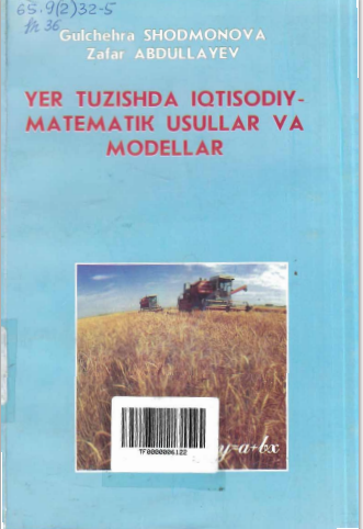 Yer tuzishda iqtisodiy-matematik usullar va modellar