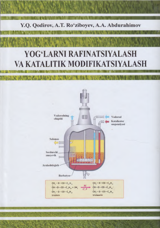 Yog'larni rafinatsiyalash av katalitik modifikatsiyalash