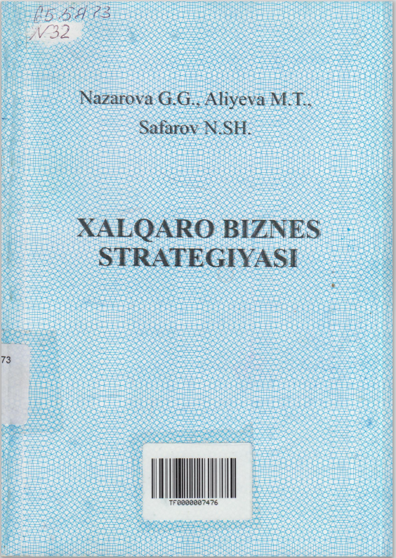 Xalqaro biznes strategiyasi