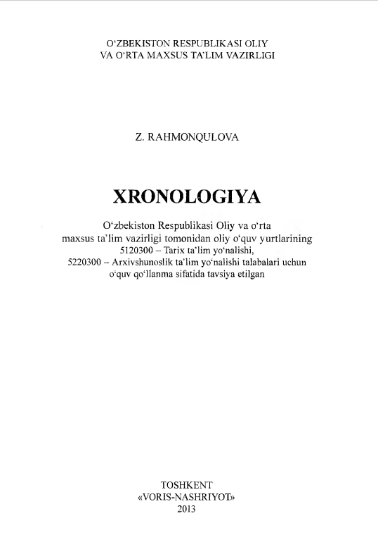 Xronologiya