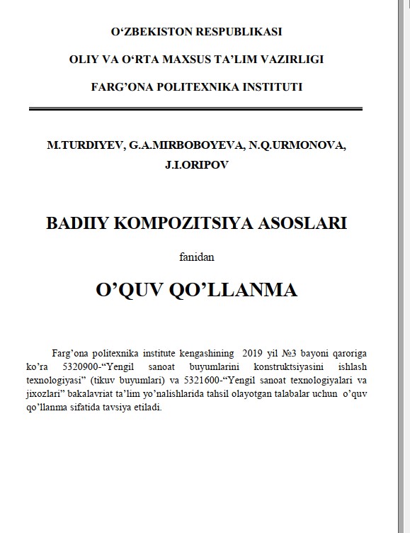 Badiiy kokpozitsiya asoslari