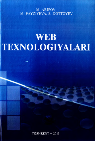 WEB texnalogiyalari