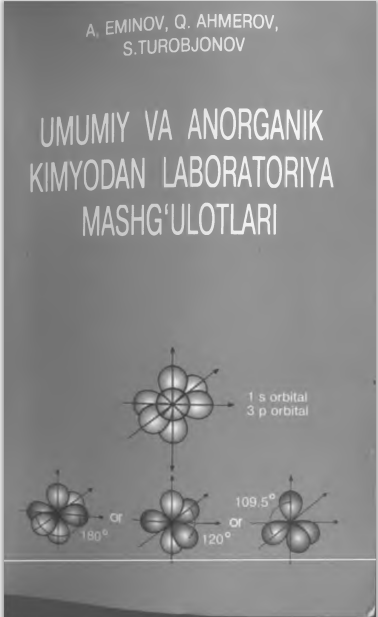 Umumiy va anorganik kimyodan laboratoriya mashg'ulotlari