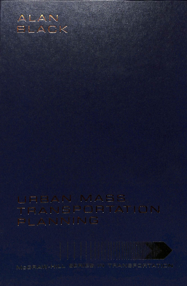 Urban mass transportation planning