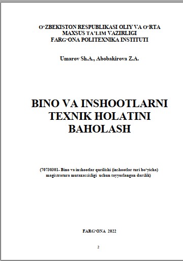 Bino va inshootlarni texnik holatini baholash