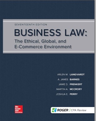 Business law:the ethical,global,and e-commerce environment